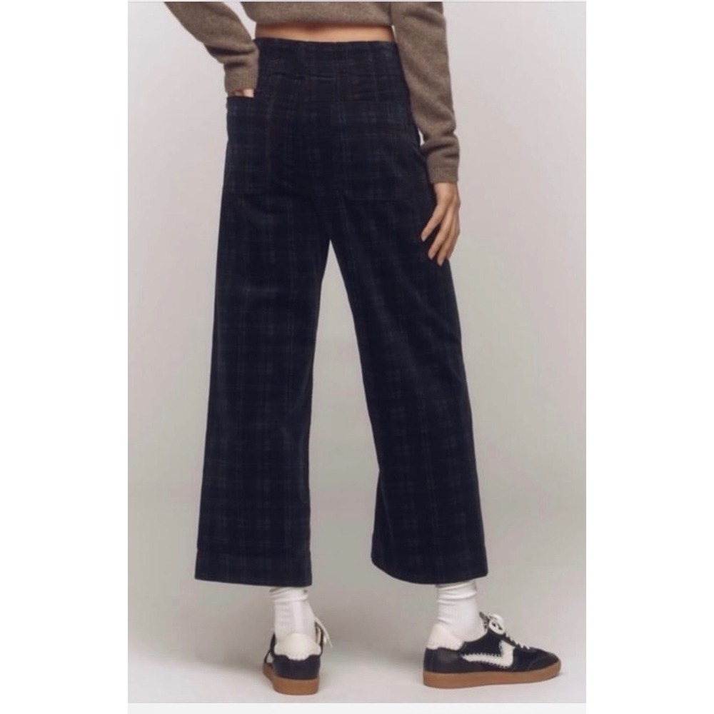 Maeve Black Plaid Wide-Leg Pants - Picture 10 of 10